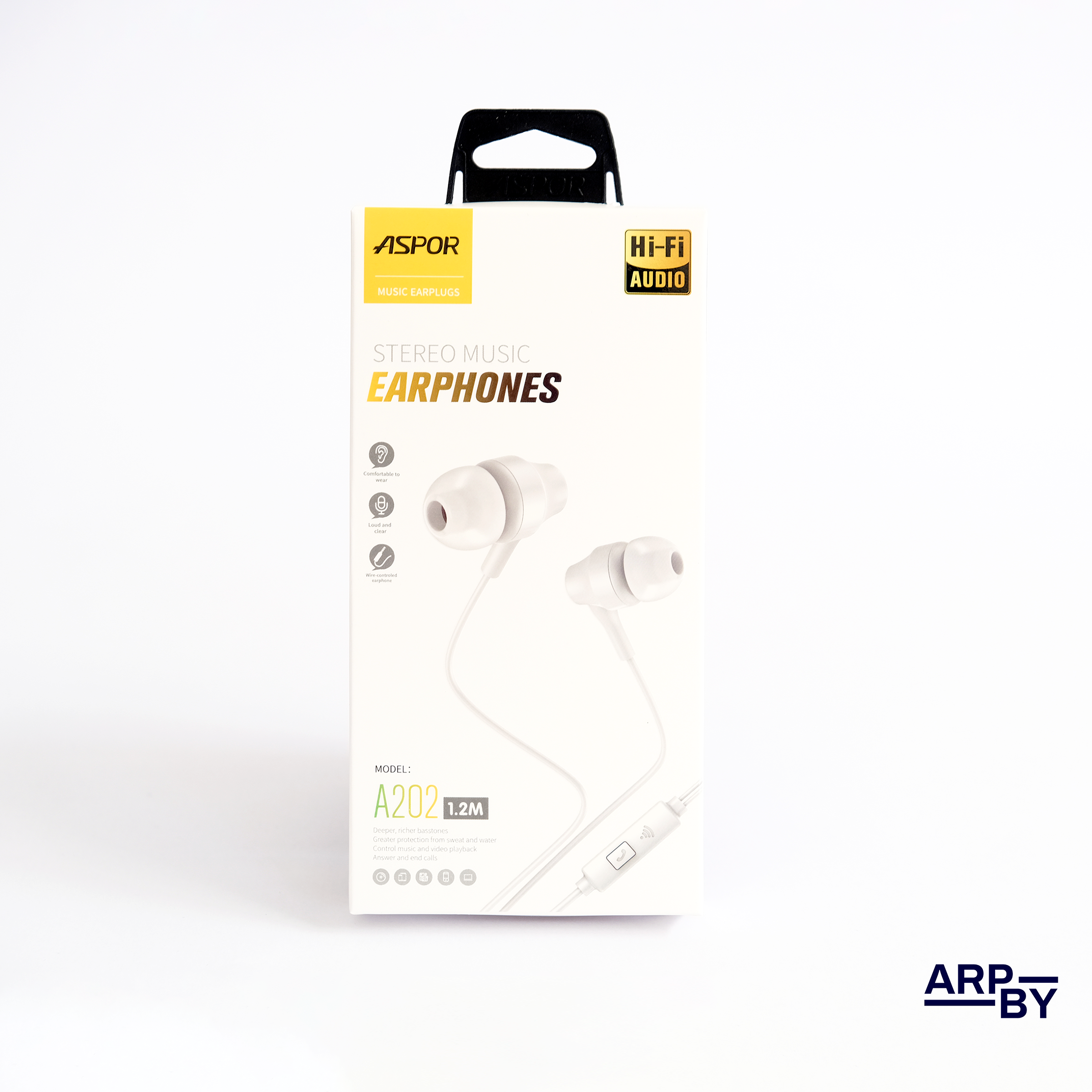 Auricular A202 Branco c/fio Jack 3,5mm