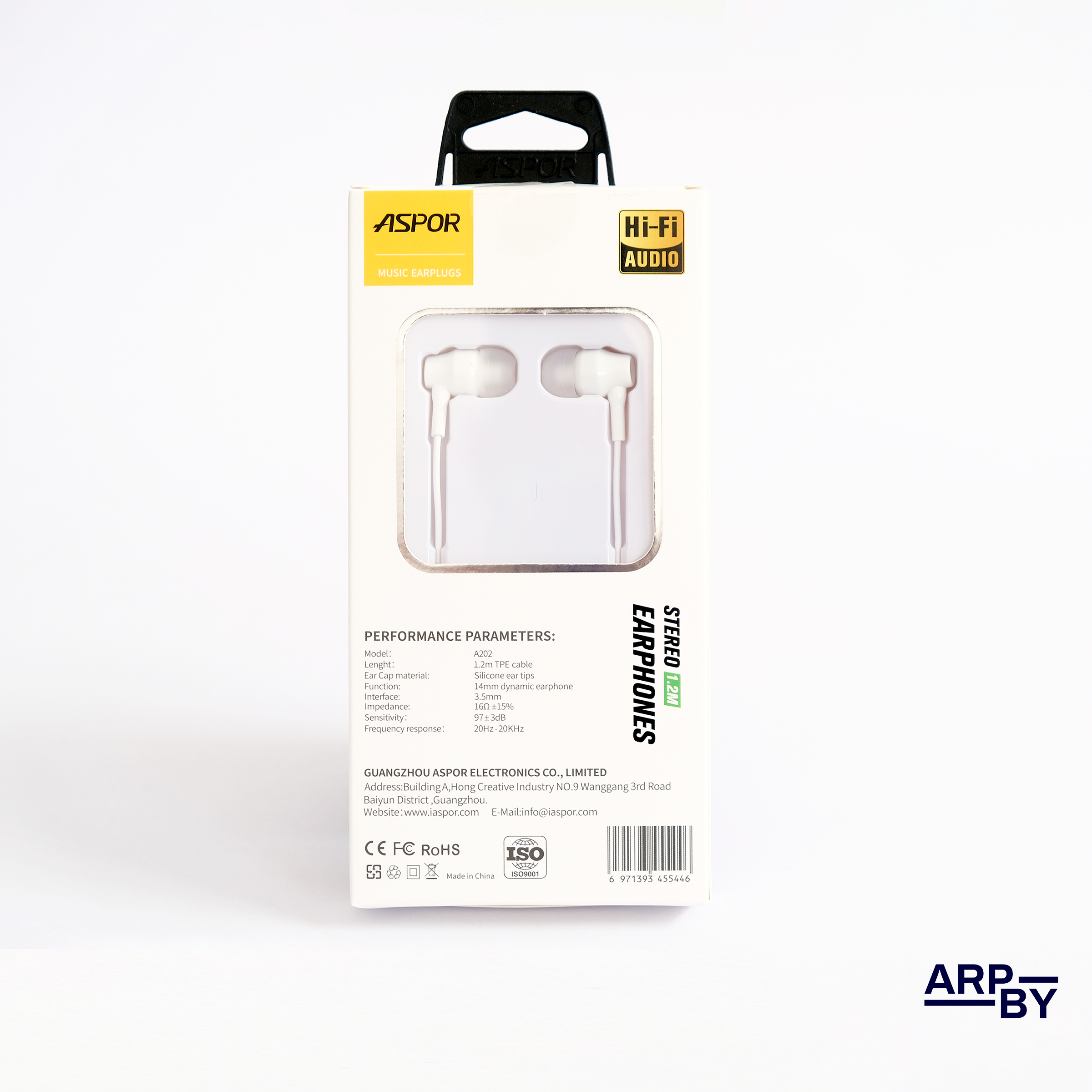 Auricular A202 Branco c/fio Jack 3,5mm