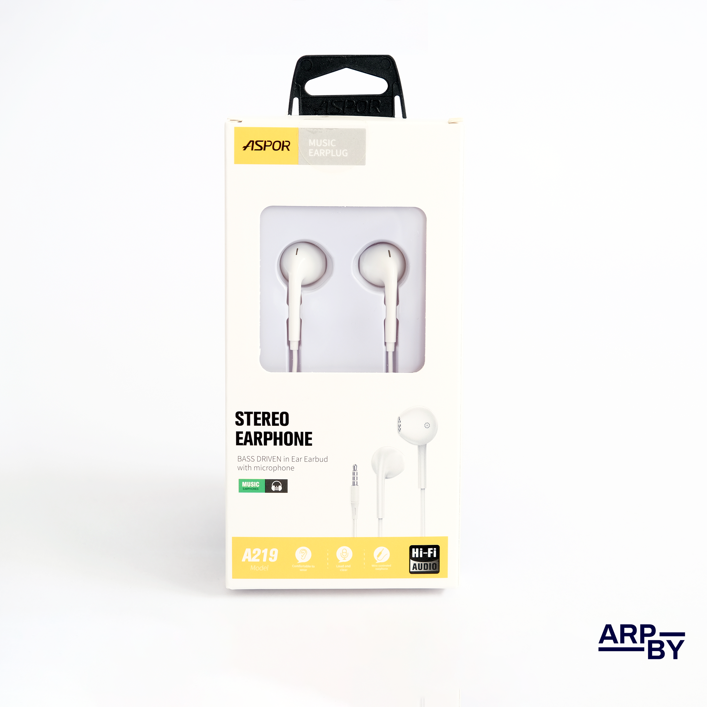 Auricular A219 Branco c/fio Jack 3,5mm