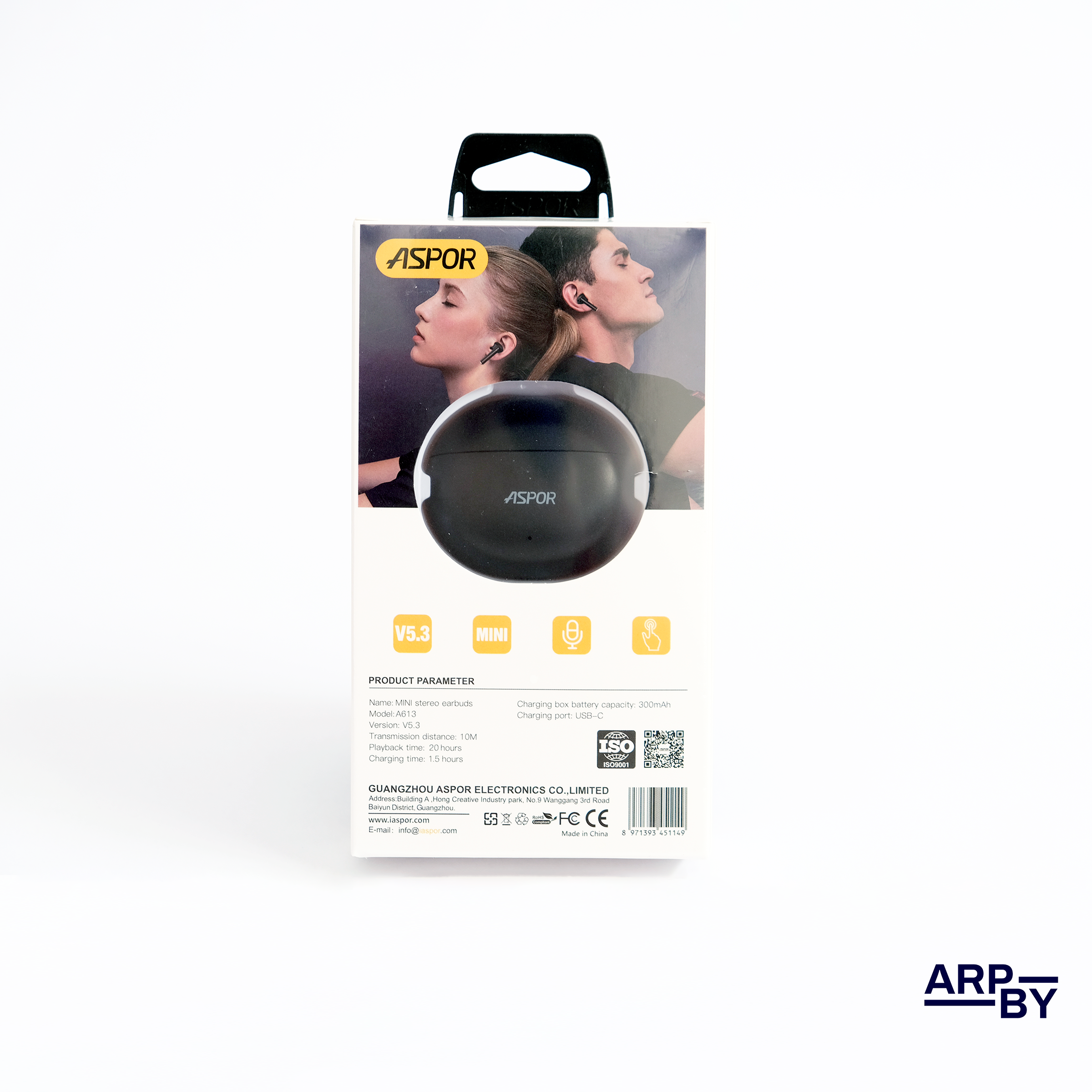 Auricular A613 Wireless Mini Preto