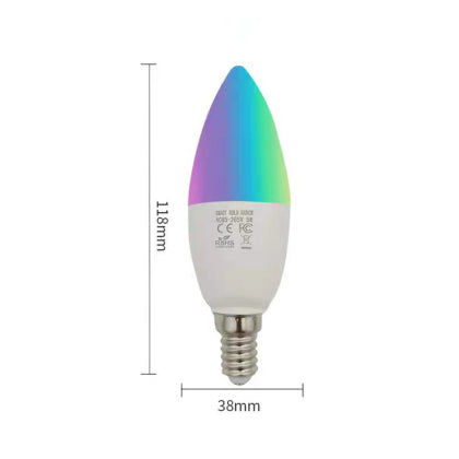 Lâmpada Inteligente Wifi E14 GU10 RGBW 5W