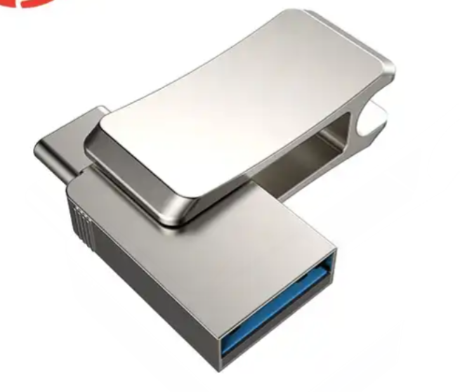 Pen Drive HighRel 32 GB USB-C&A 3.0 Cinza