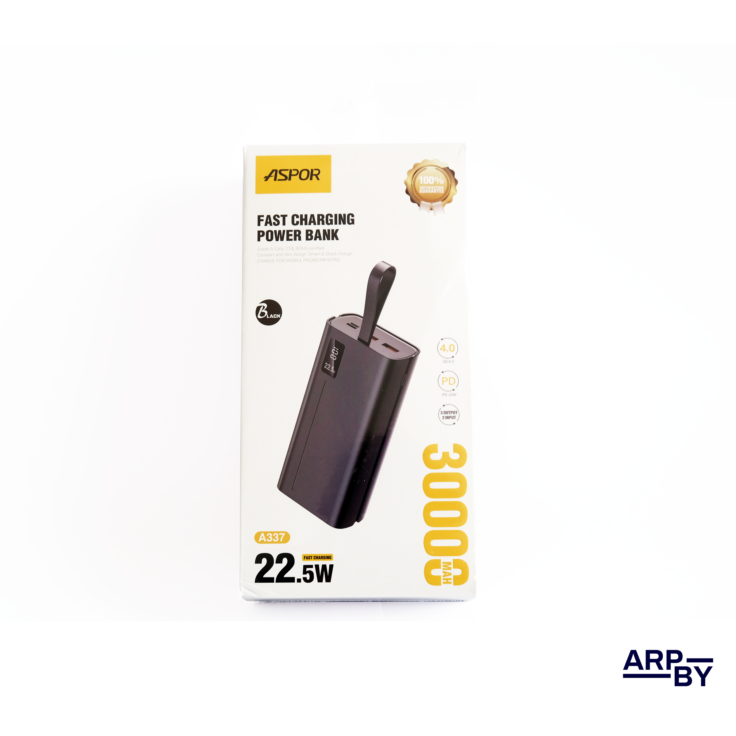 30000mah Power Bank A337 Preta